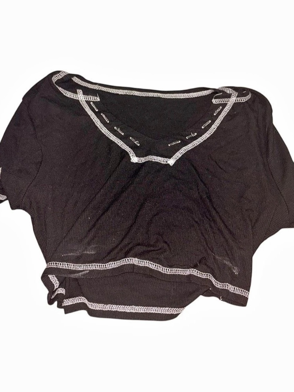 Black Short Sleeve Top Like New